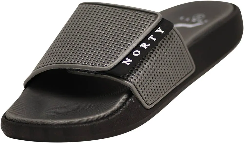 NORTY Mens 8-13 Grey Sandal 11536