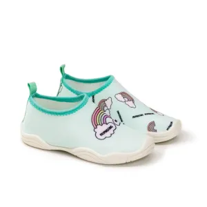Pibi Swim Shoes Light Green Rainbow Age- 12 Months to 5 years