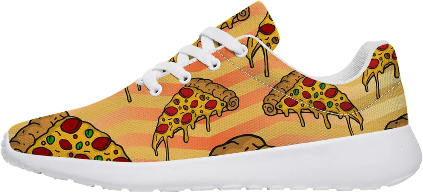 Pizza Shoes for Women Men Sneakers Sport Tennis Running Shoes Gifts for Friends