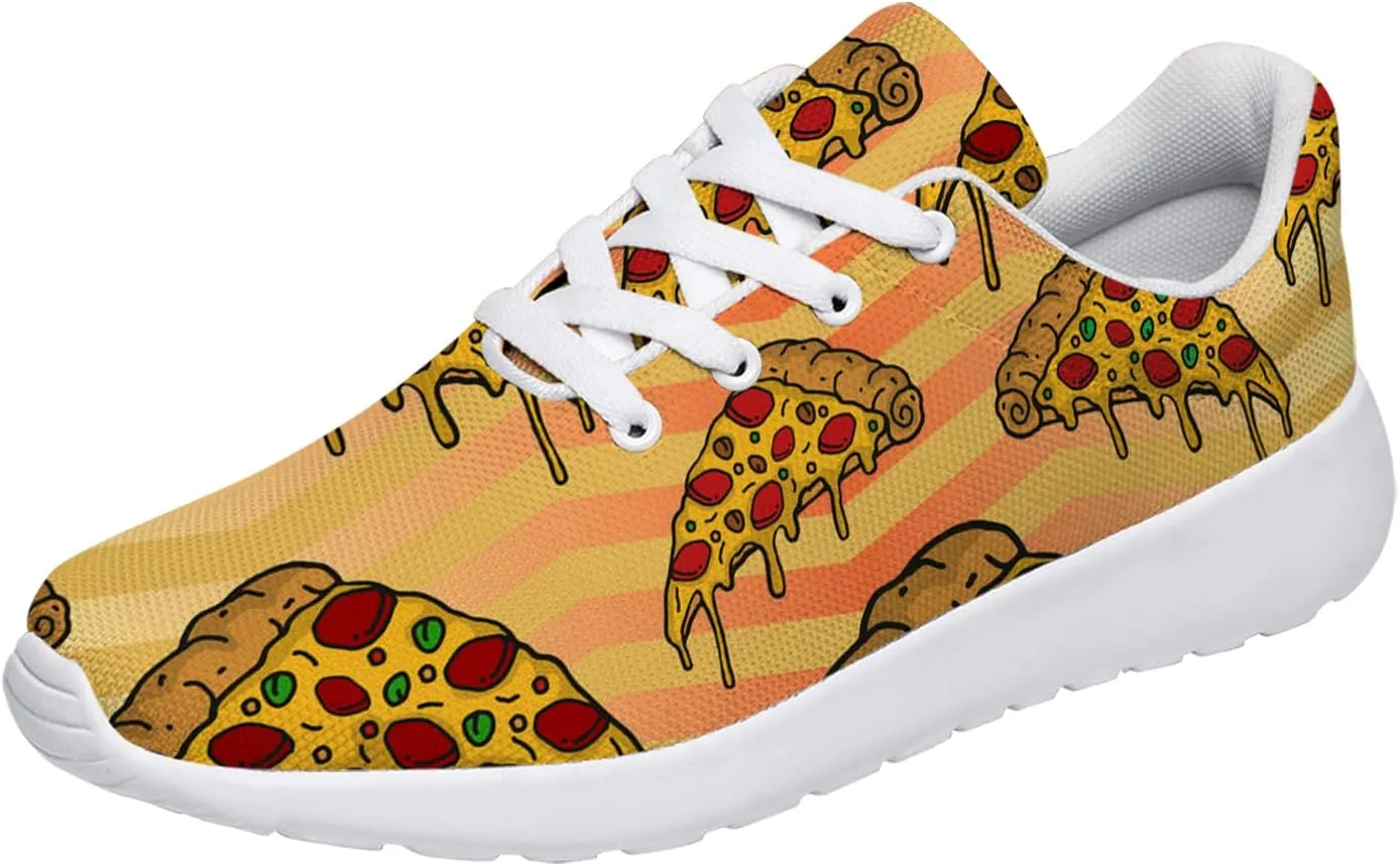 Pizza Shoes for Women Men Sneakers Sport Tennis Running Shoes Gifts for Friends