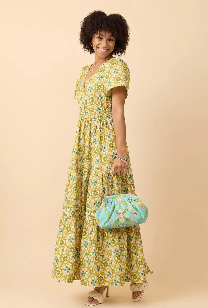 Poppy Deep V Dress - Lady Di