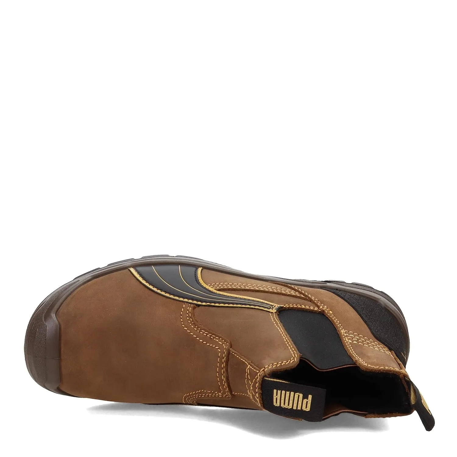 PUMA Men's Tanami Double Gore Brown Soft Toe Mid Industrial Shoe, 9.5
