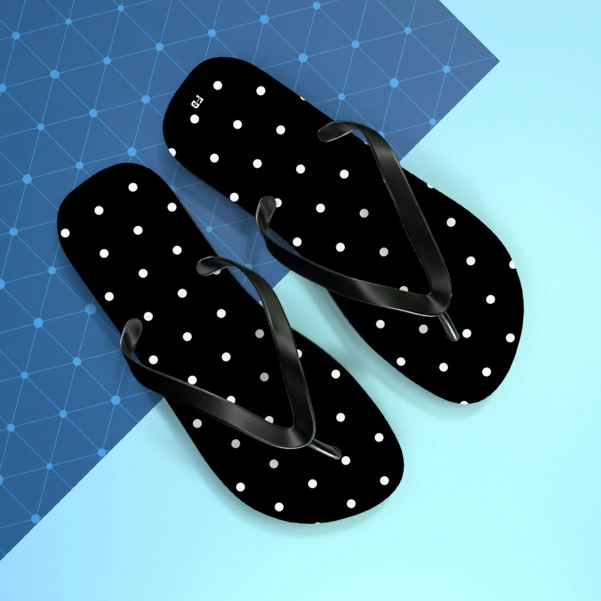 Sandals - Fashion Comfortable T- Strap Thong Flip Flops Black And White -- FORHERA Design