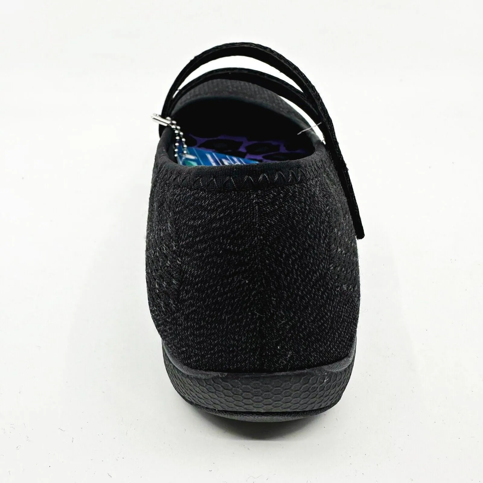 Skechers Breathe Easy Sympathize Black Womens Size 7.5 Slip On Shoes