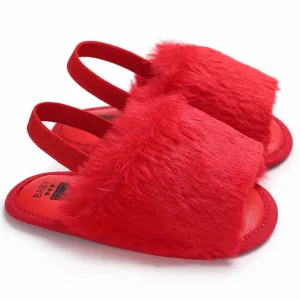 Sling Back Scuffs Red