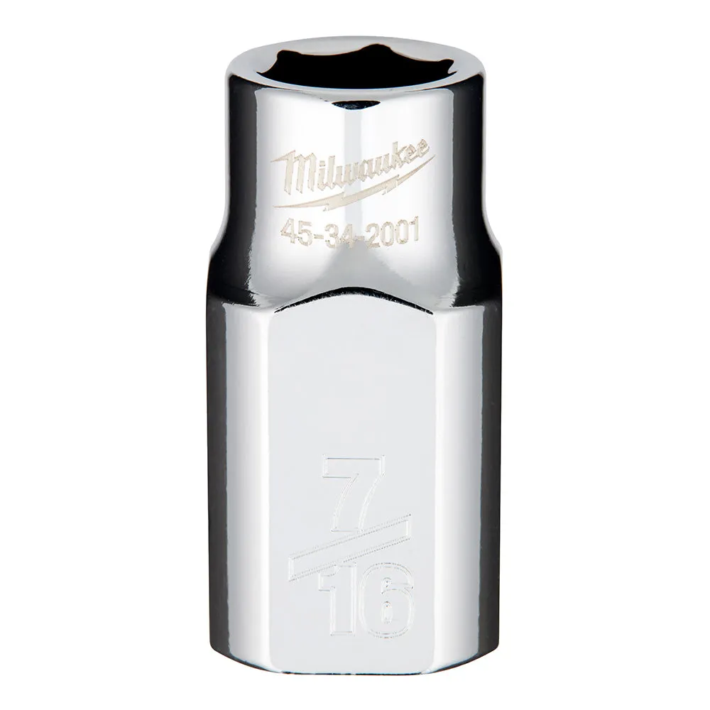 Socket - Milwaukee 1/2" Drive 7/16" Socket, 45-34-2001