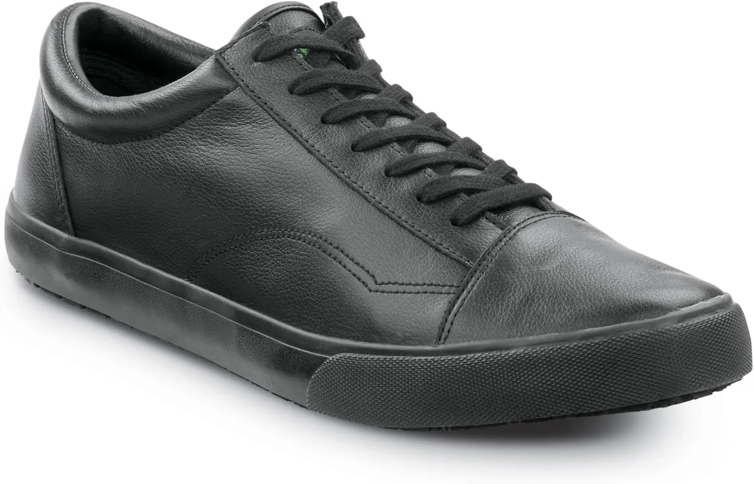 SR Max York, Men's, Black, Skate Style, MaxTrax Slip Resistant, Soft Toe Work Shoe