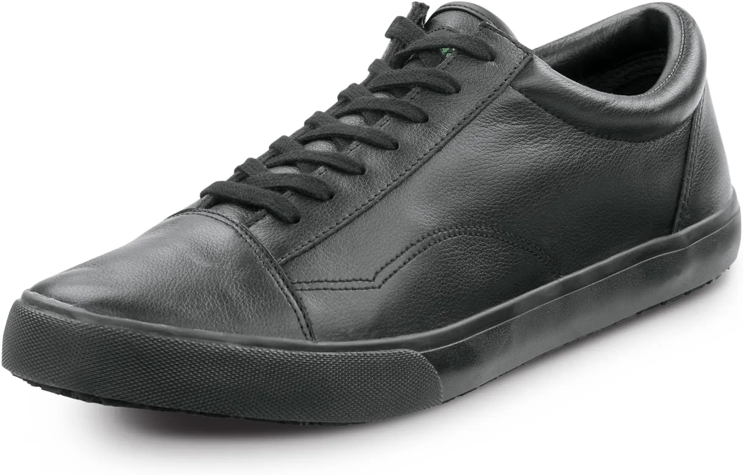 SR Max York, Men's, Black, Skate Style, MaxTrax Slip Resistant, Soft Toe Work Shoe