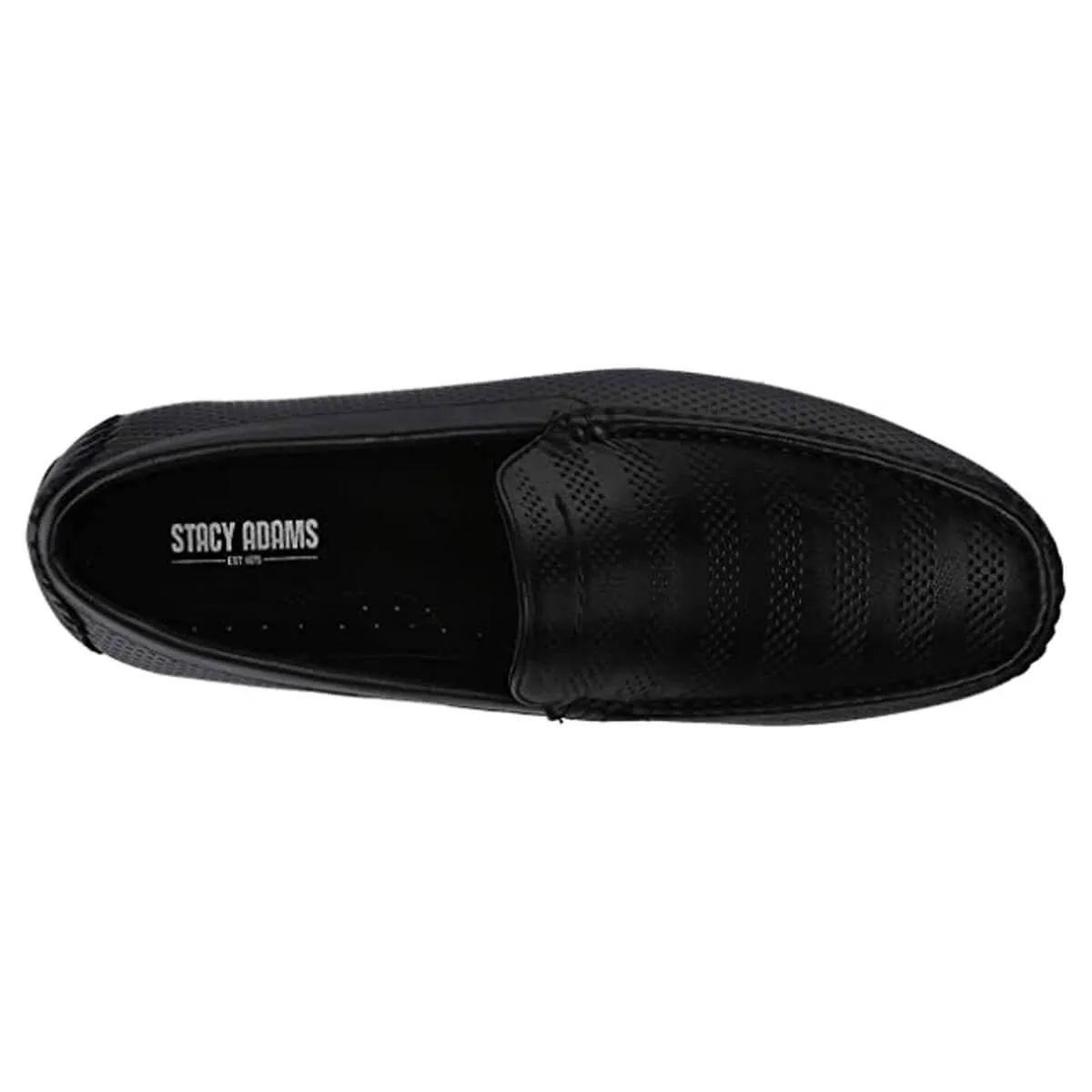 Stacy Adams Men's Shoes - Cirrus Moc Toe Slip On Black | 25359-001