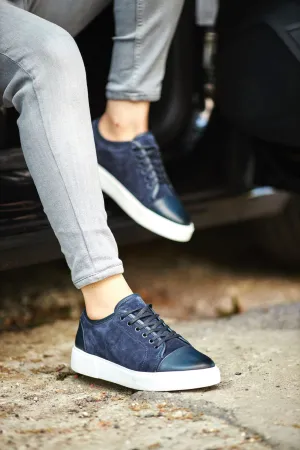 Stanley Navy Blue Eva Sole Sneakers