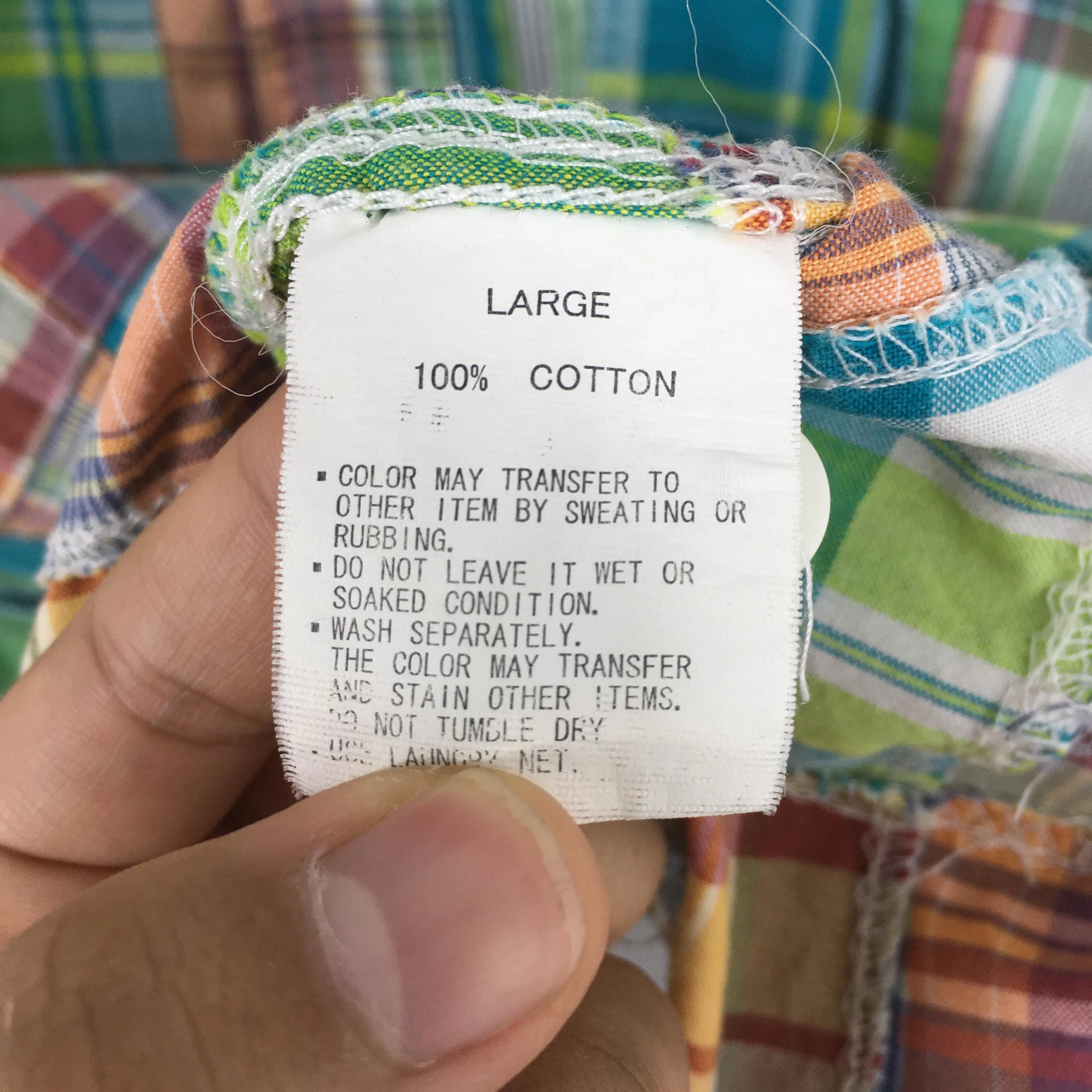 Stussy Patchwork Boro Checkered Flannel Shirt Large