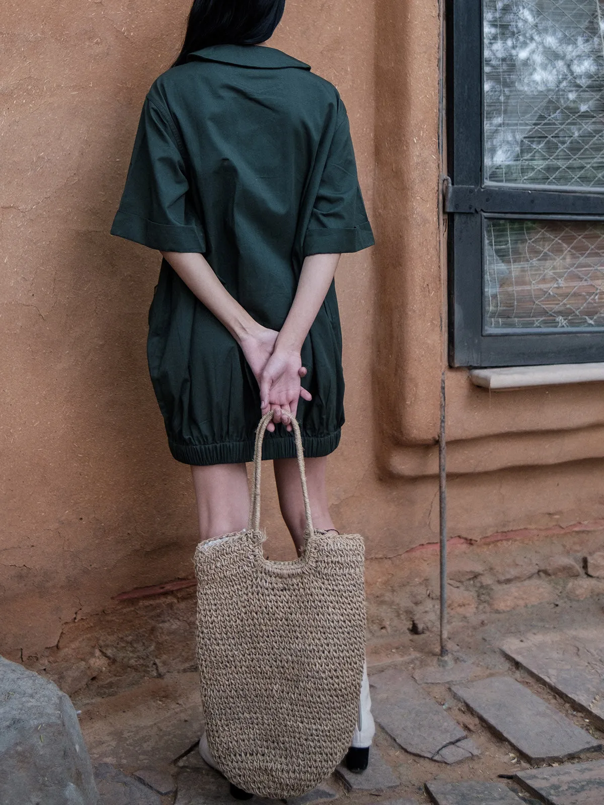 Sydney Shift Dress Deep Green