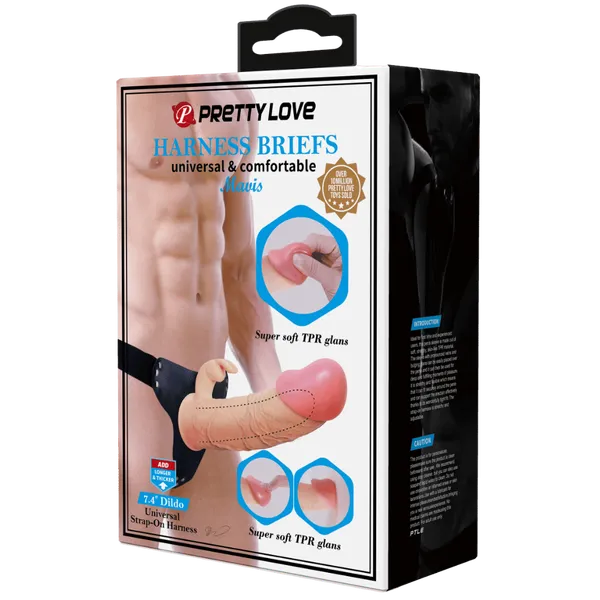 Universal Strap-On Harness - Mavis with 7.4" Dildo