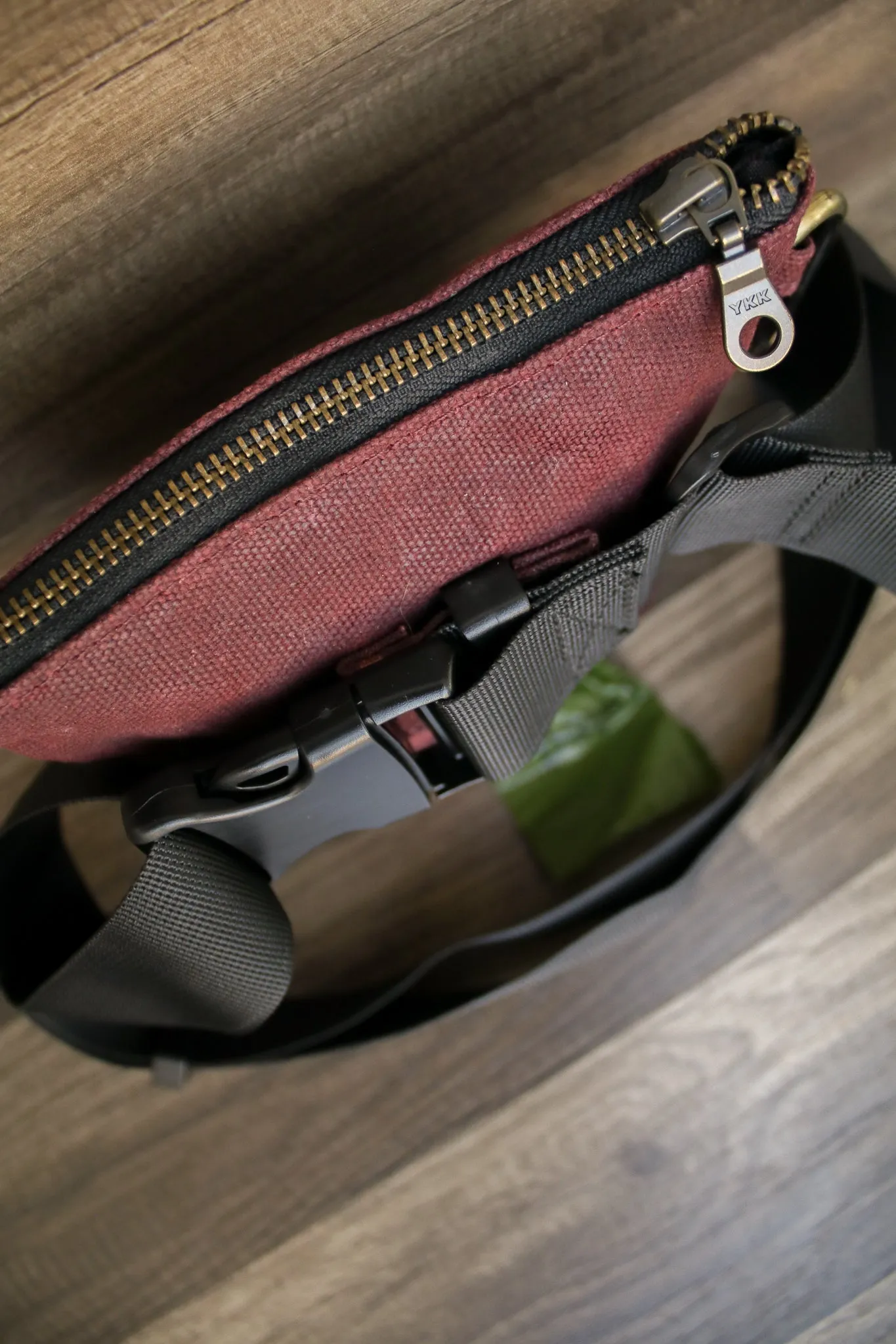 Waxed Canvas Combo Bag Holder - Olive