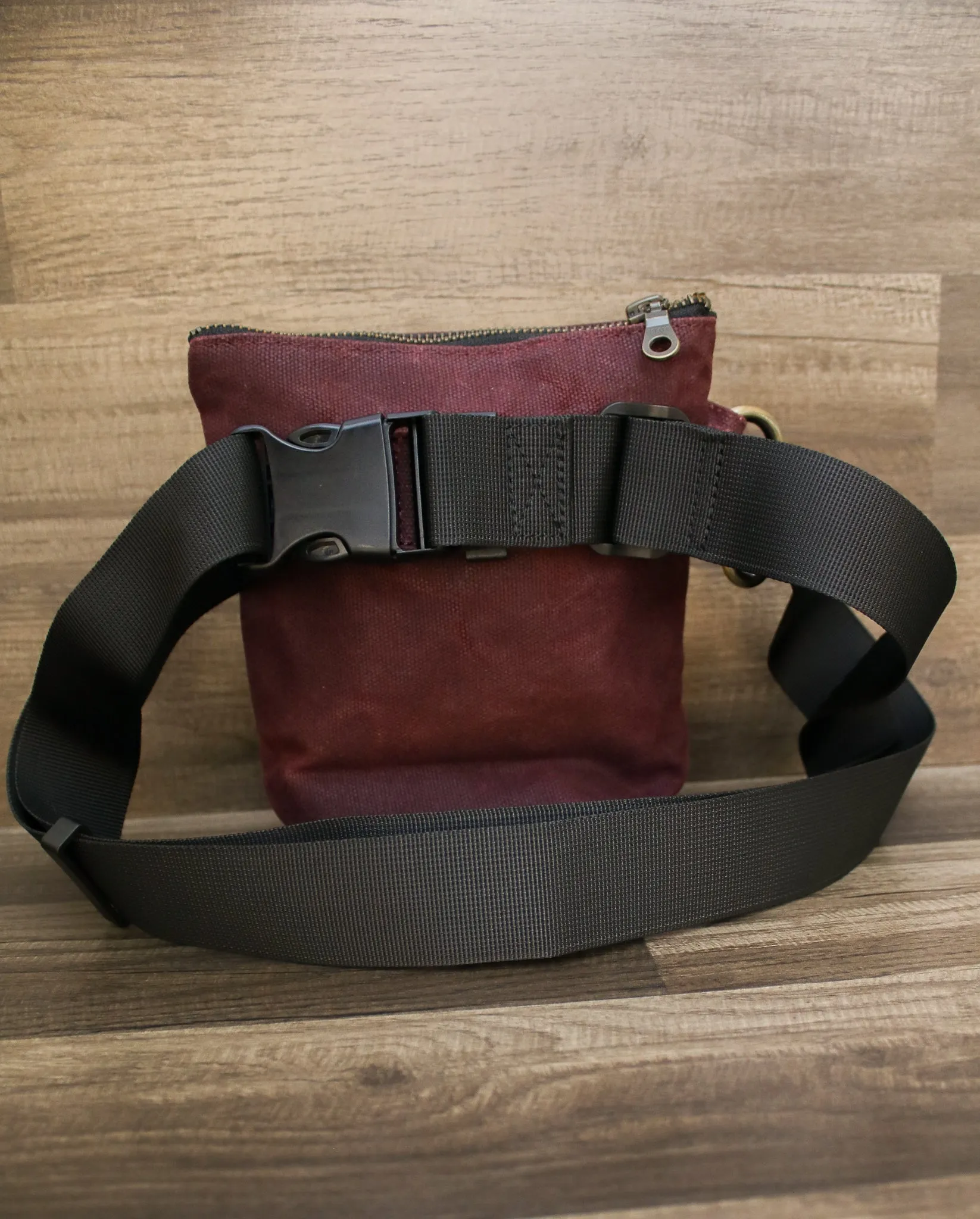 Waxed Canvas Combo Bag Holder - Olive