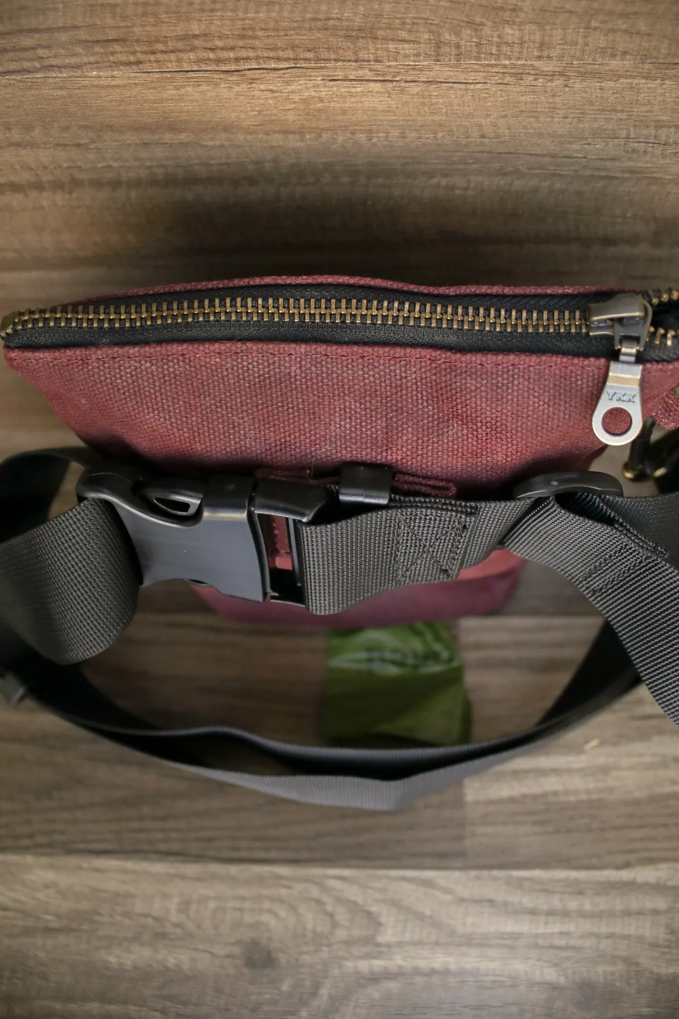 Waxed Canvas Combo Bag Holder - Olive