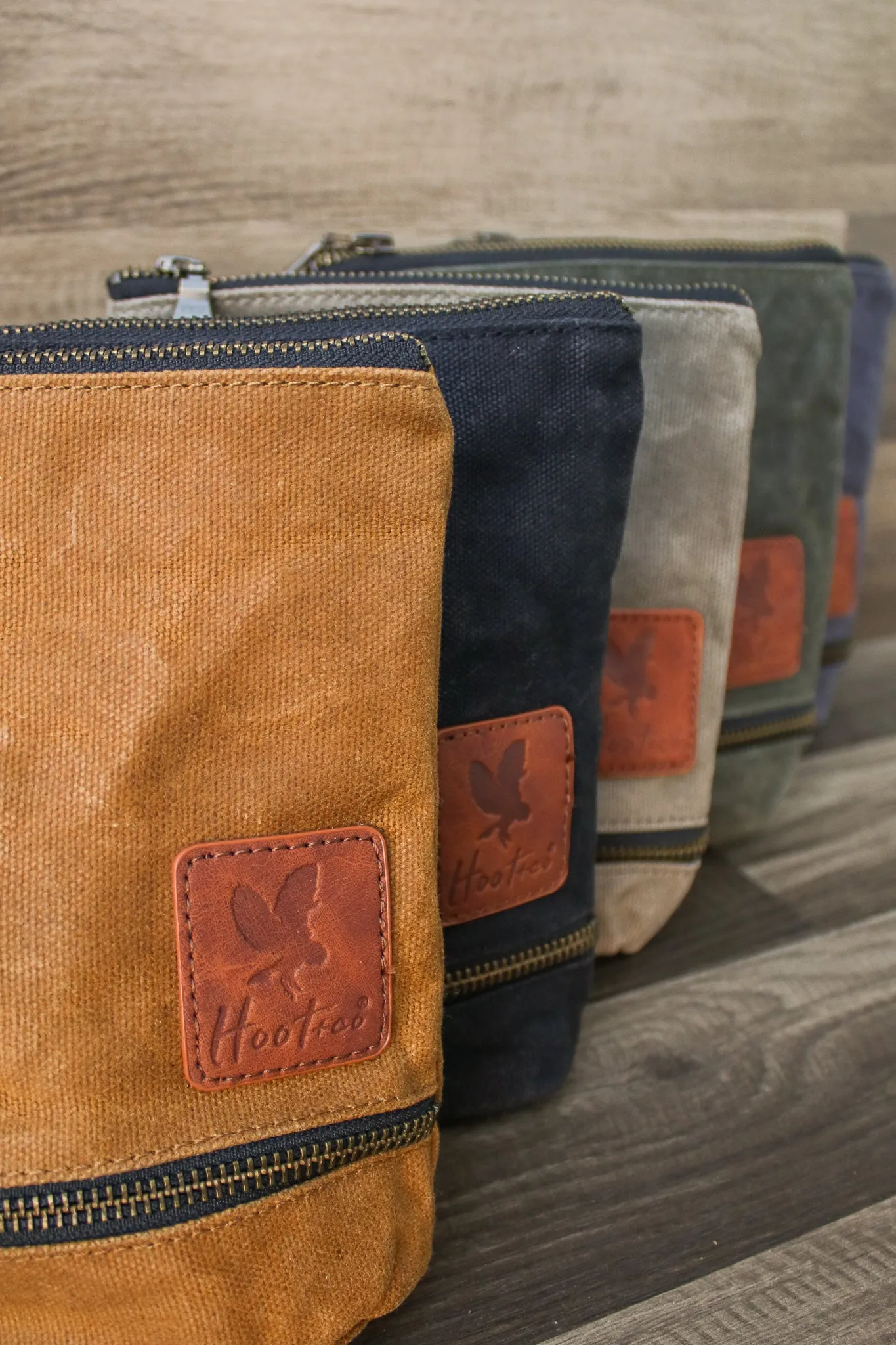 Waxed Canvas Combo Bag Holder - Olive