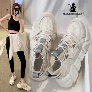 Women Chunky Sneakers Platform Running Casual Couple Sport  Shoes
