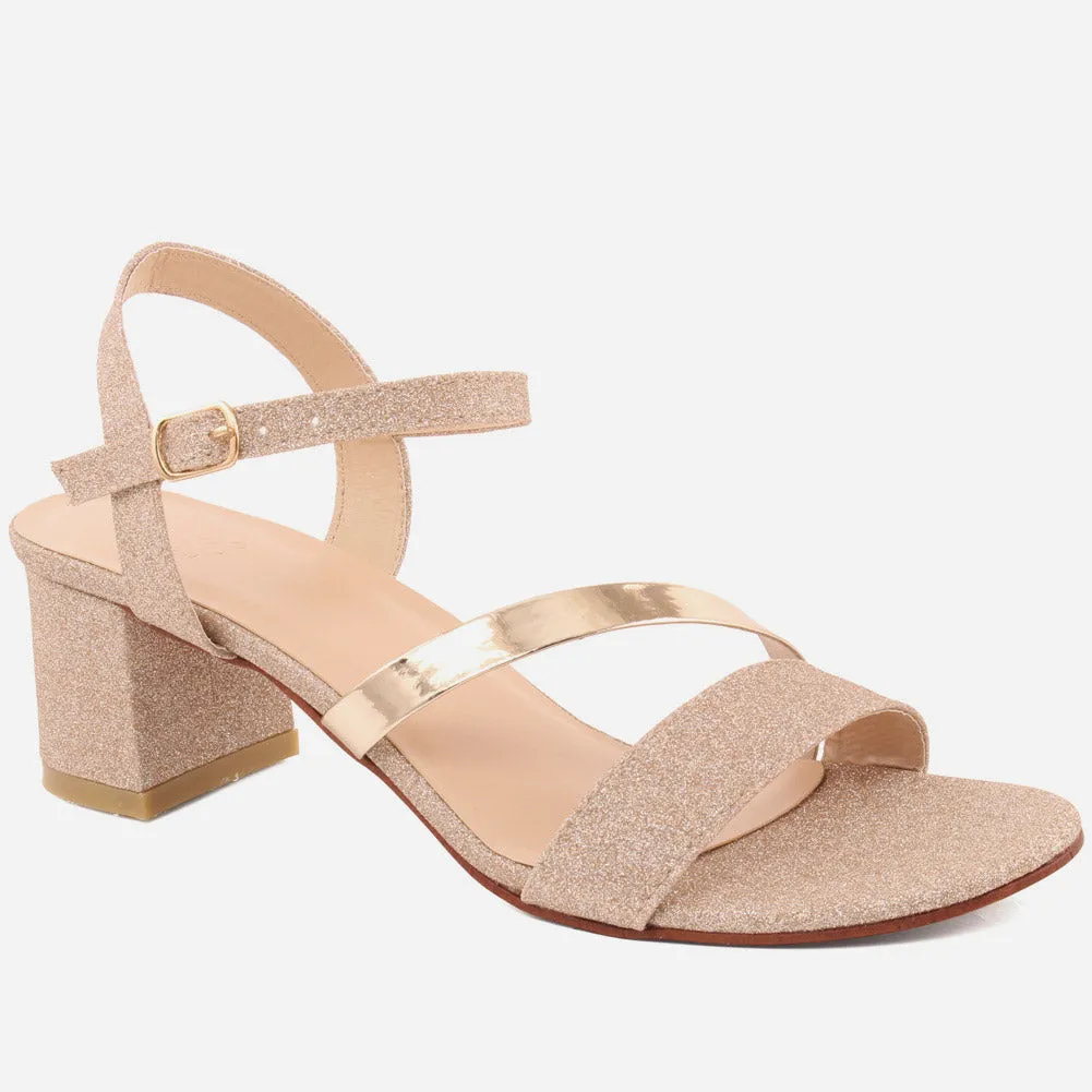 Women "MELISSA" Stunning Block Heel Sandals