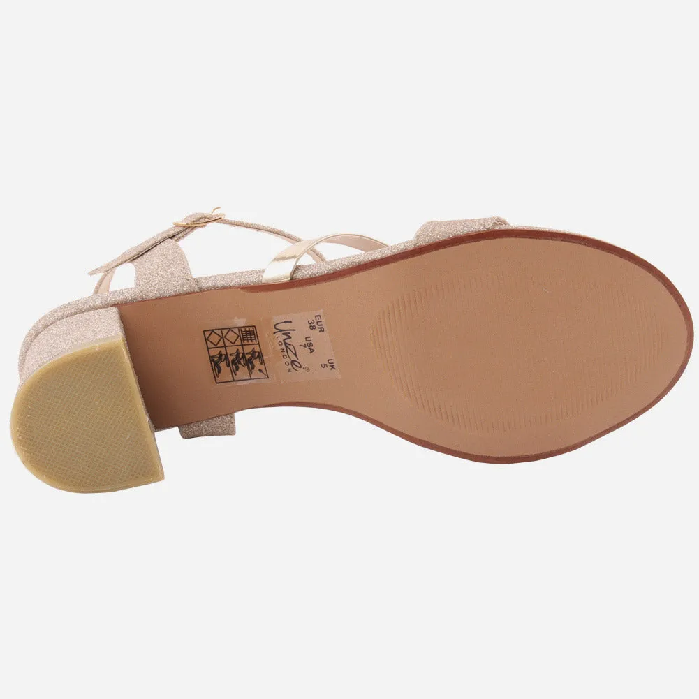 Women "MELISSA" Stunning Block Heel Sandals