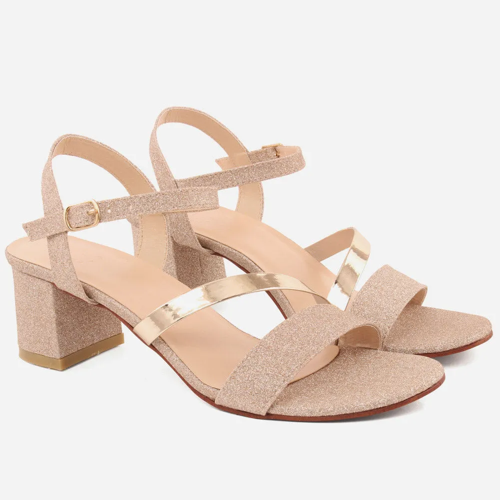 Women "MELISSA" Stunning Block Heel Sandals
