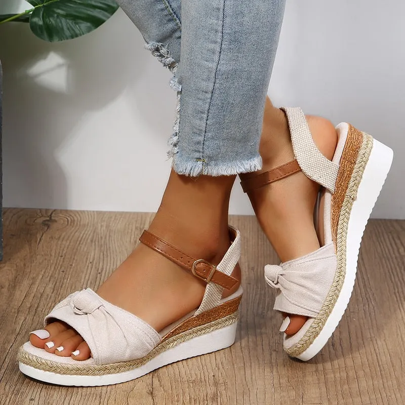 Womens Espadrilles Wedge Sandals