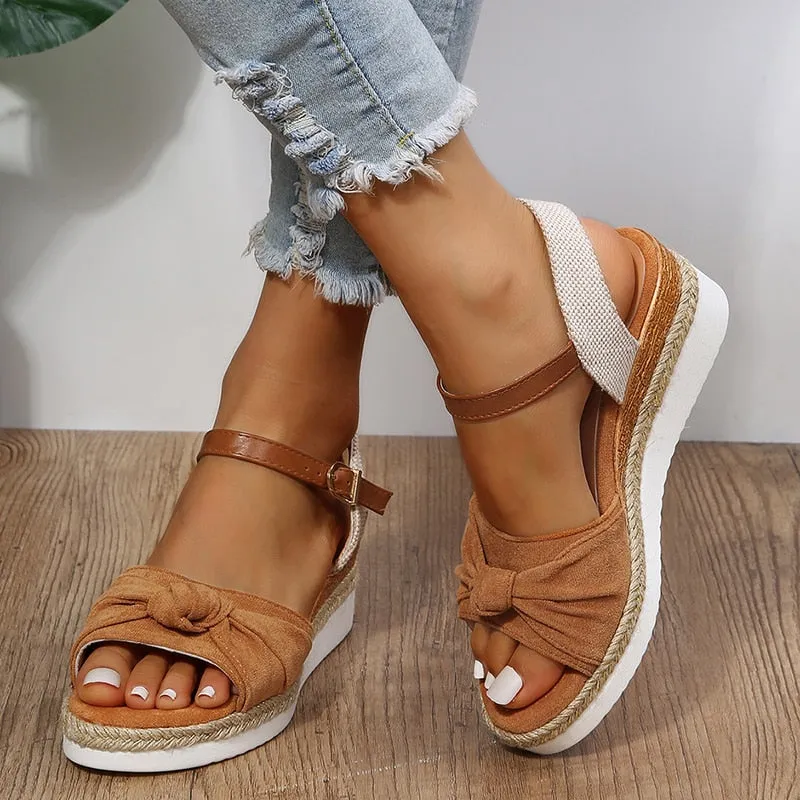 Womens Espadrilles Wedge Sandals