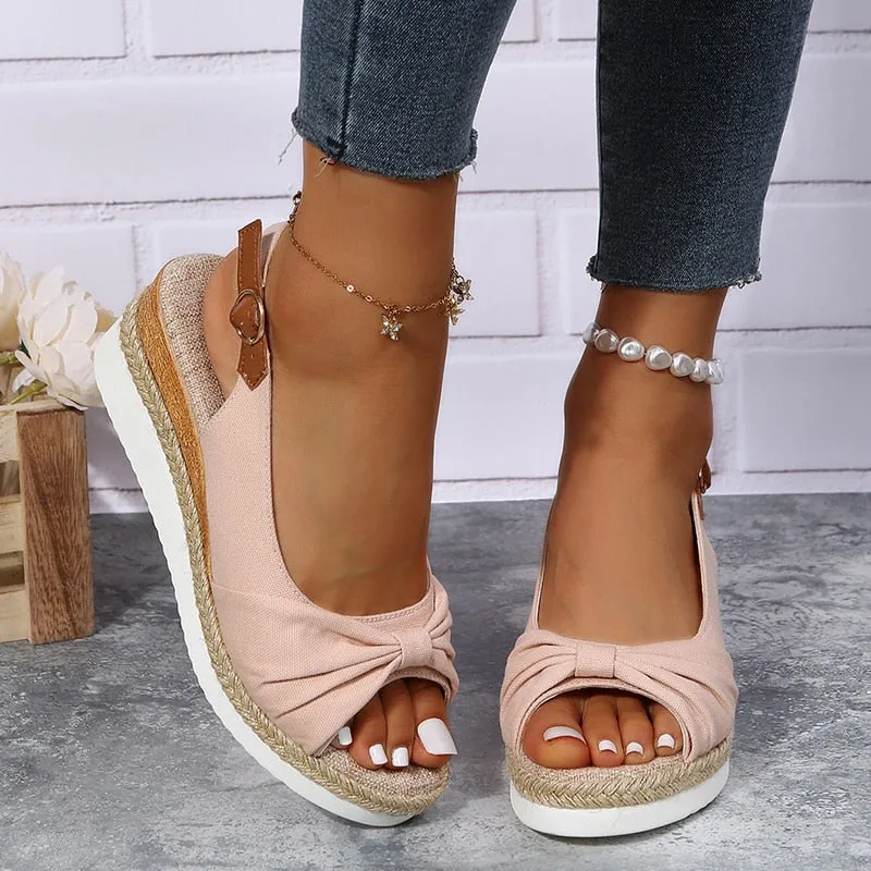 Womens Espadrilles Wedge Sandals