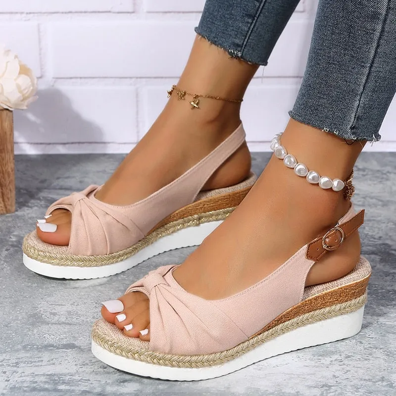 Womens Espadrilles Wedge Sandals