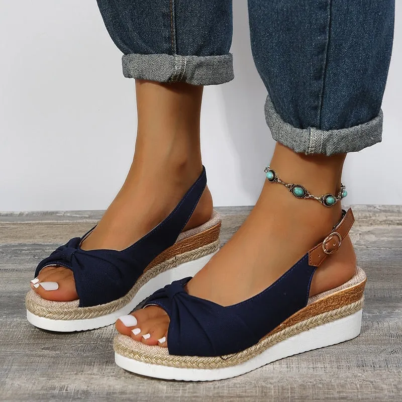 Womens Espadrilles Wedge Sandals