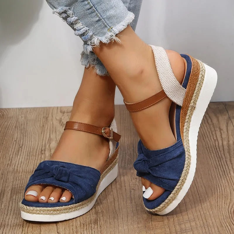 Womens Espadrilles Wedge Sandals