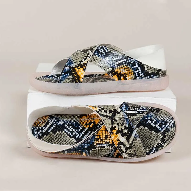 Women's Flat Slide Sanda