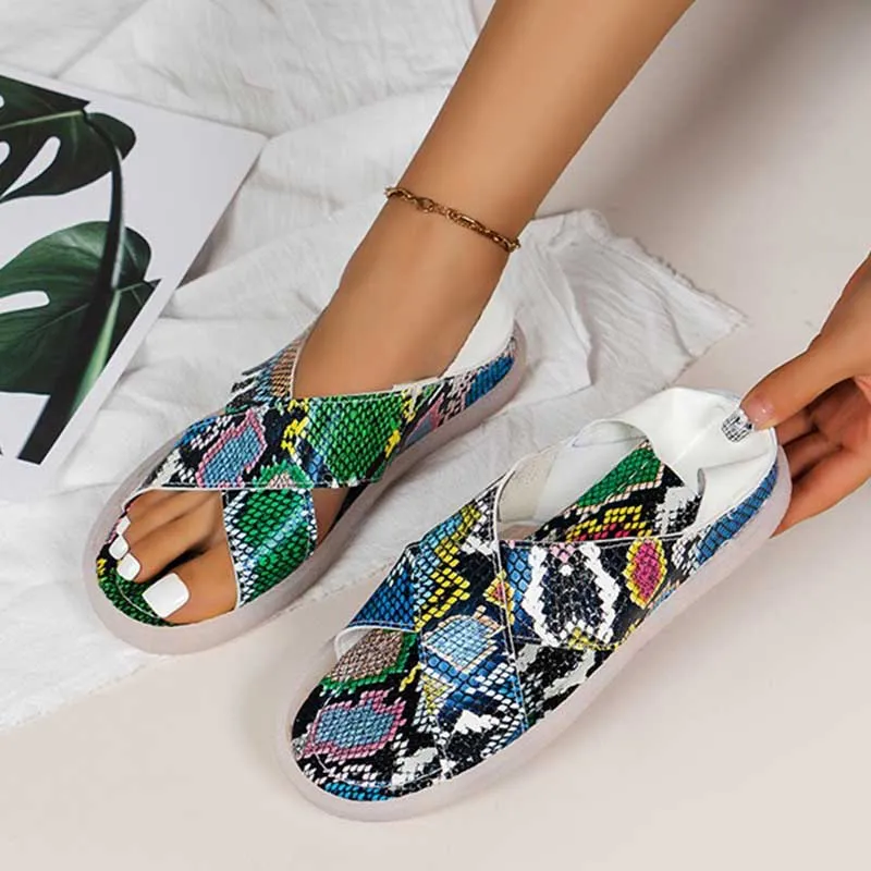 Women's Flat Slide Sanda