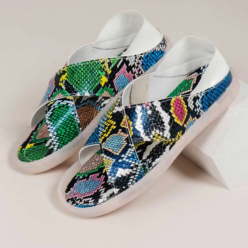 Women's Flat Slide Sanda