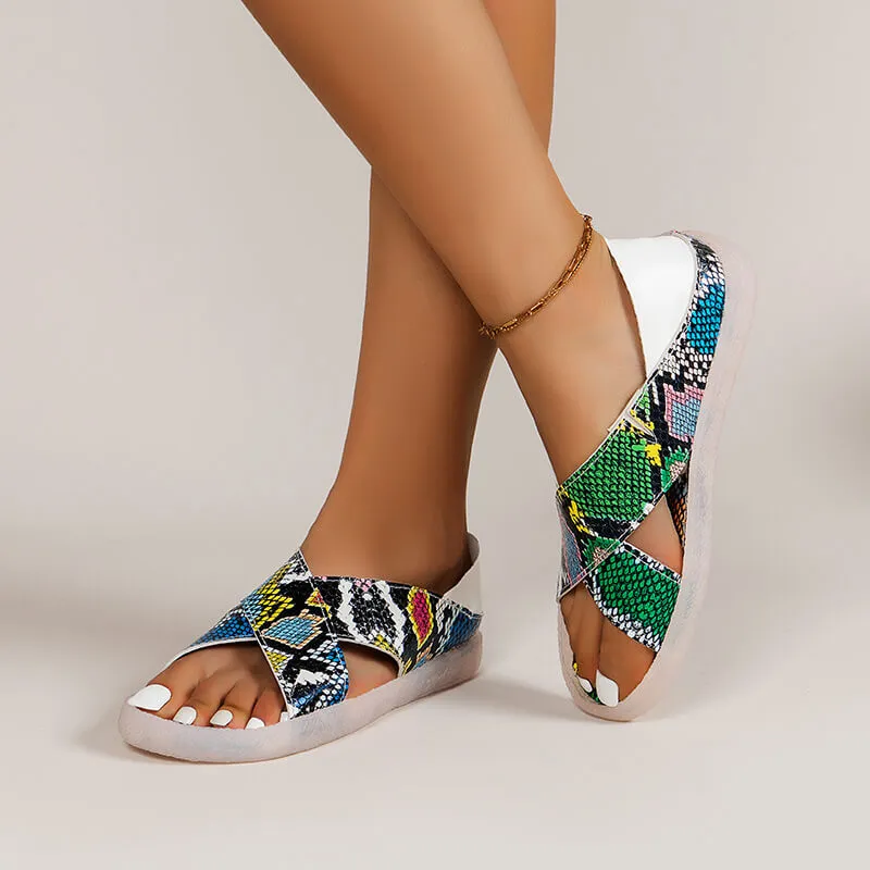 Women's Flat Slide Sanda
