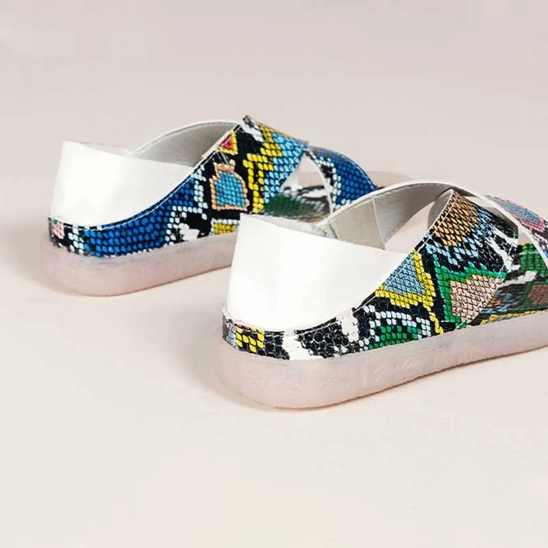 Women's Flat Slide Sanda