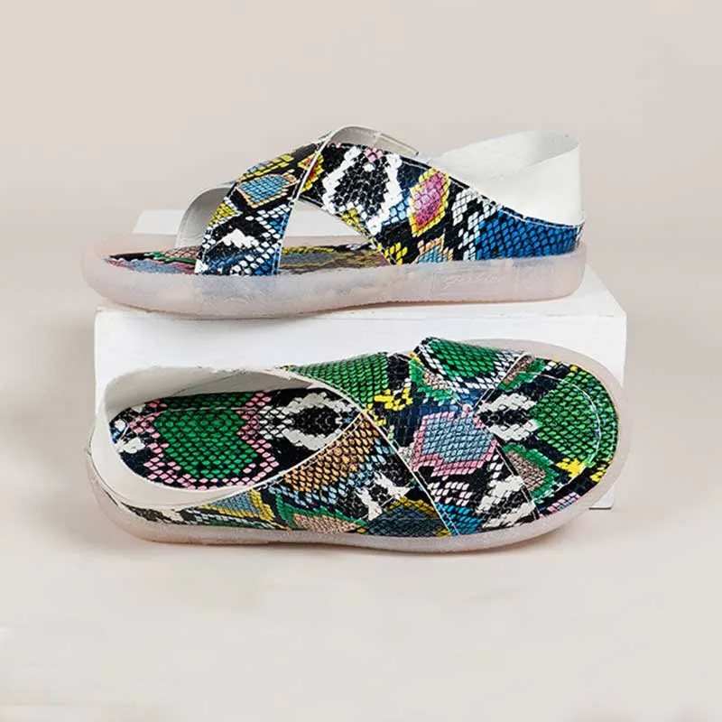 Women's Flat Slide Sanda