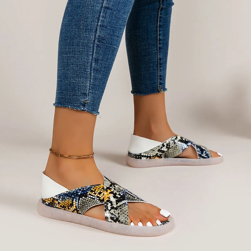 Women's Flat Slide Sanda