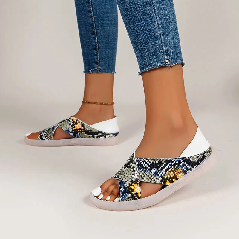 Women's Flat Slide Sanda