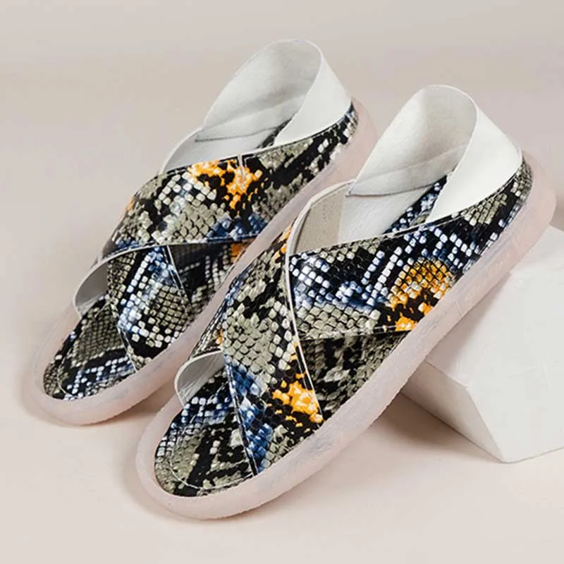Women's Flat Slide Sanda