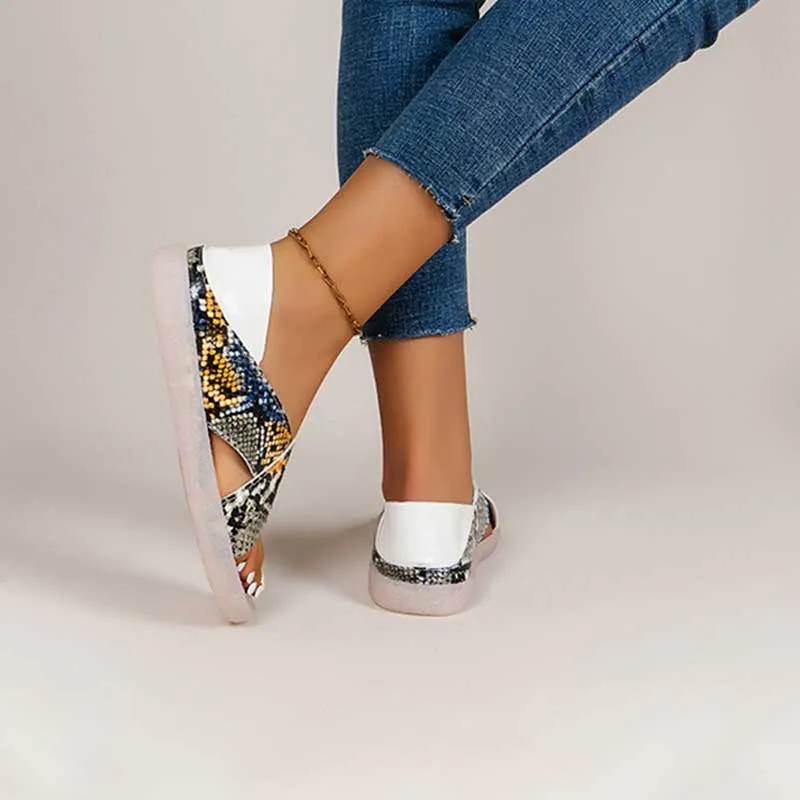 Women's Flat Slide Sanda