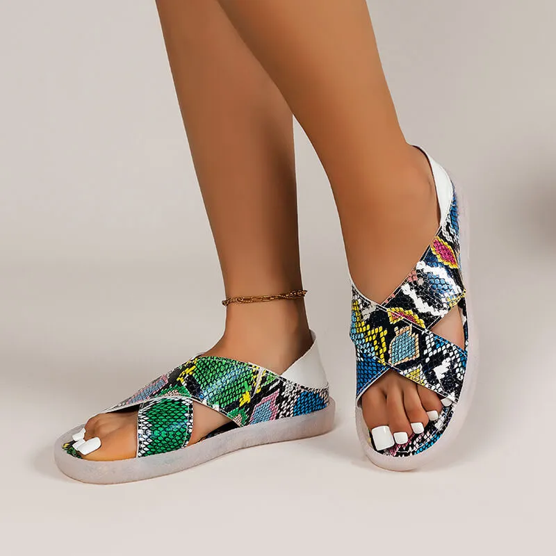 Women's Flat Slide Sanda