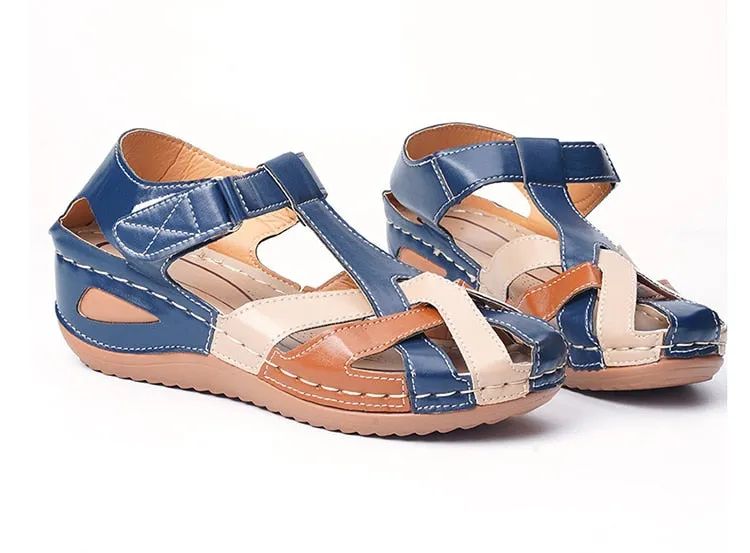 Yeknu Fashion Women Sandals Waterproo Sli On Round Female Slippers Casual Comfortable Outdoor Fashion Sunmmer Plus Size Shoes Women